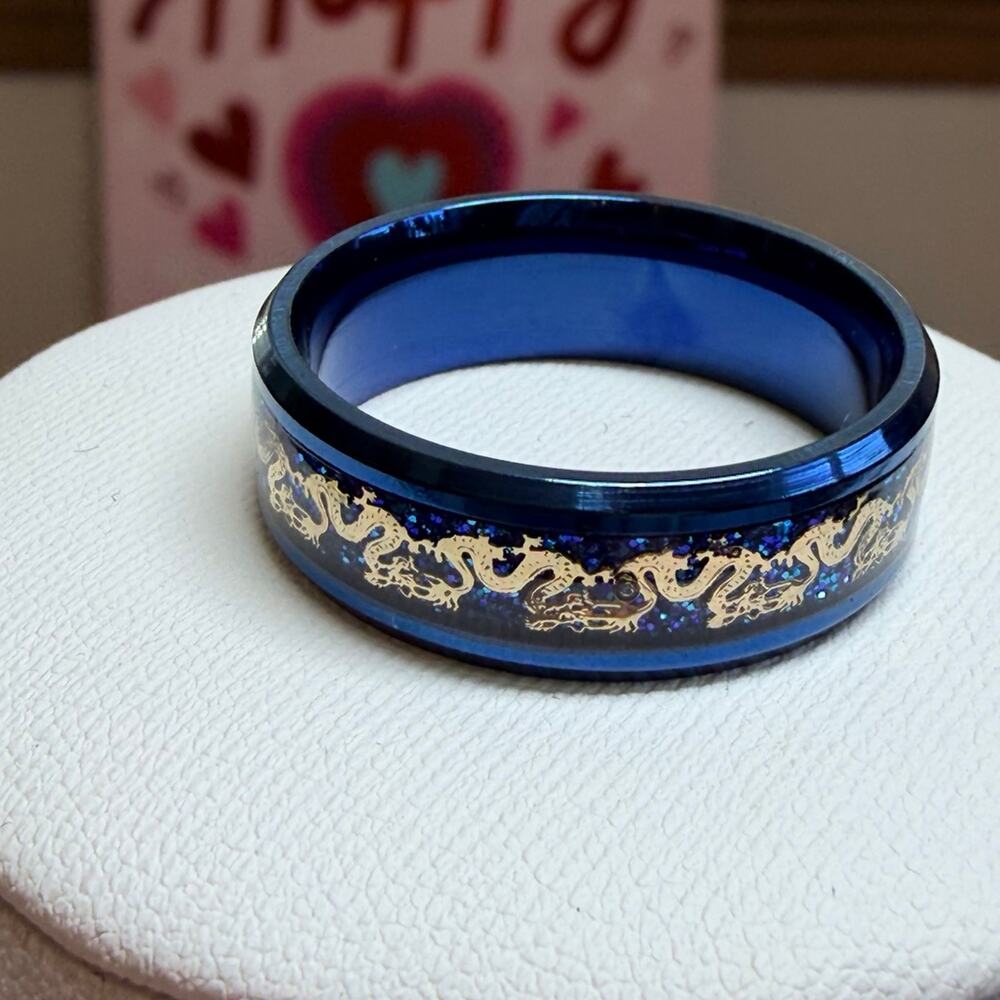 Blue Dragon Ring size 12